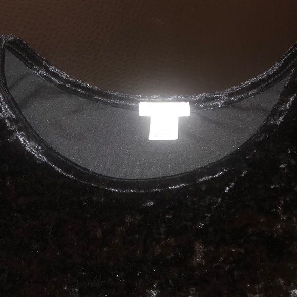 BP NORDSTROM SHOULDER CUT OUT VELVET LONG SLEEVE - Picture 2 of 4